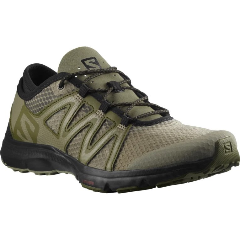 Olive Salomon Crossamphibian Swift 2 Men's Hiking Shoes | PH 80637B